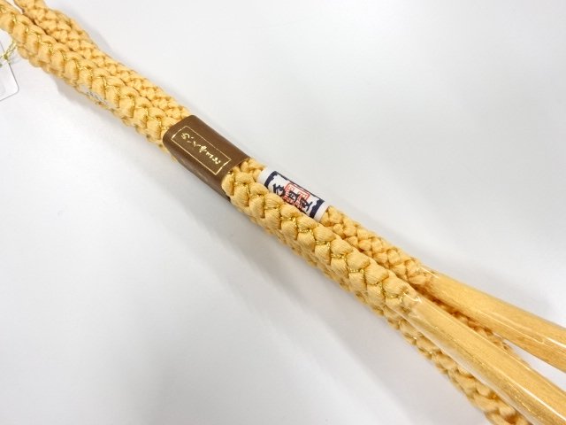 未使用品　正絹　手組帯締め